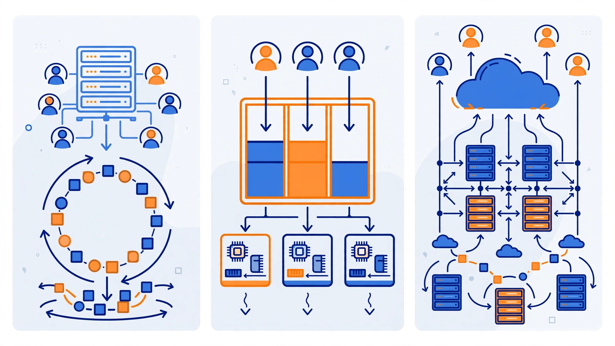 So sánh shared hosting VPS cloud hosting doanh nghiệp