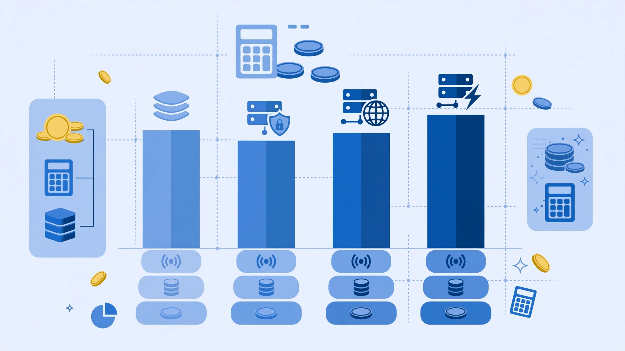 So sánh tổng chi phí VPS hosting doanh nghiệp 2 năm