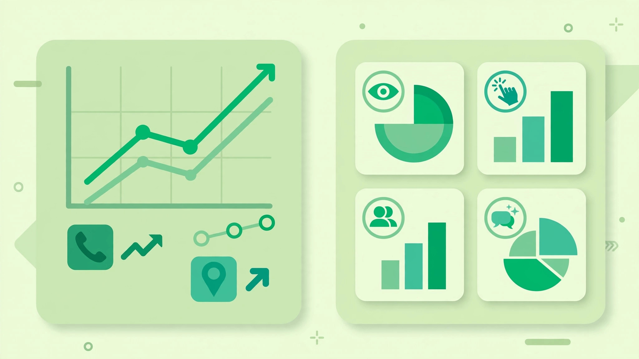 báo cáo hiệu quả tối ưu Google Business Profile tăng trưởng